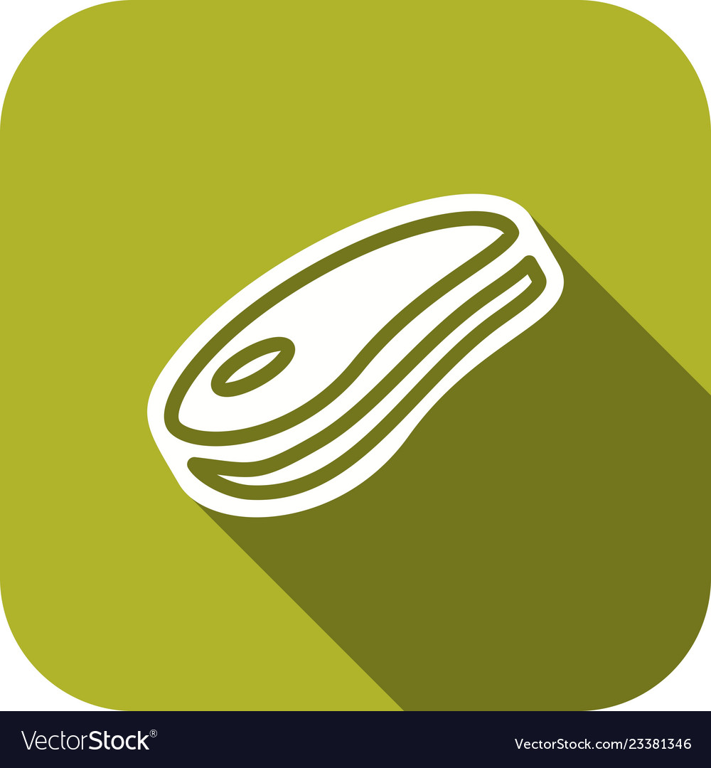 Meat icon Royalty Free Vector Image - VectorStock