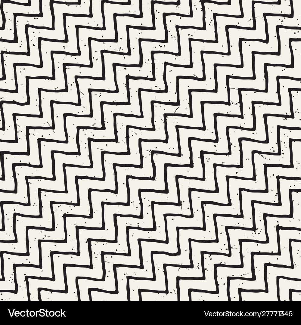 Seamless geometric pattern hand drawn abstract Vector Image