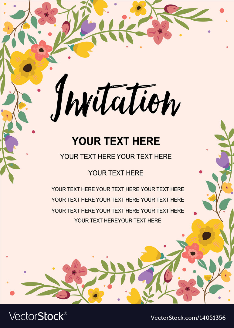 Invitation Card Template 8