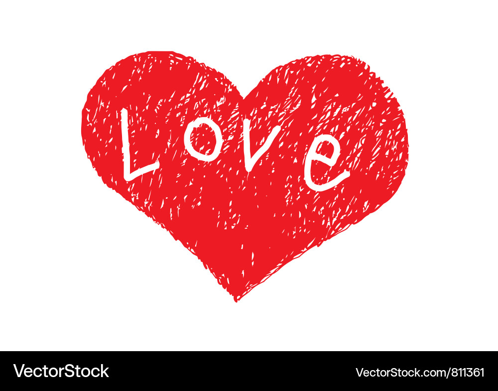 Abstract heart Royalty Free Vector Image - VectorStock