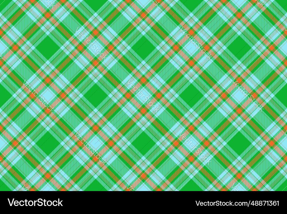 Seamless fabric of textile pattern tartan Vector Image