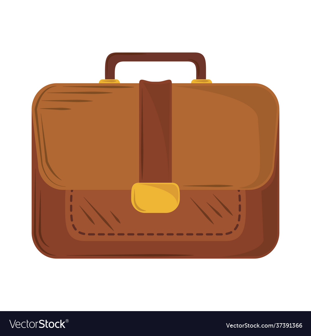 Briefcase object work Royalty Free Vector Image