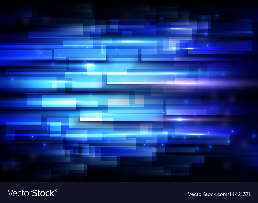 Abstract rectangles motion technology concept Vector Image