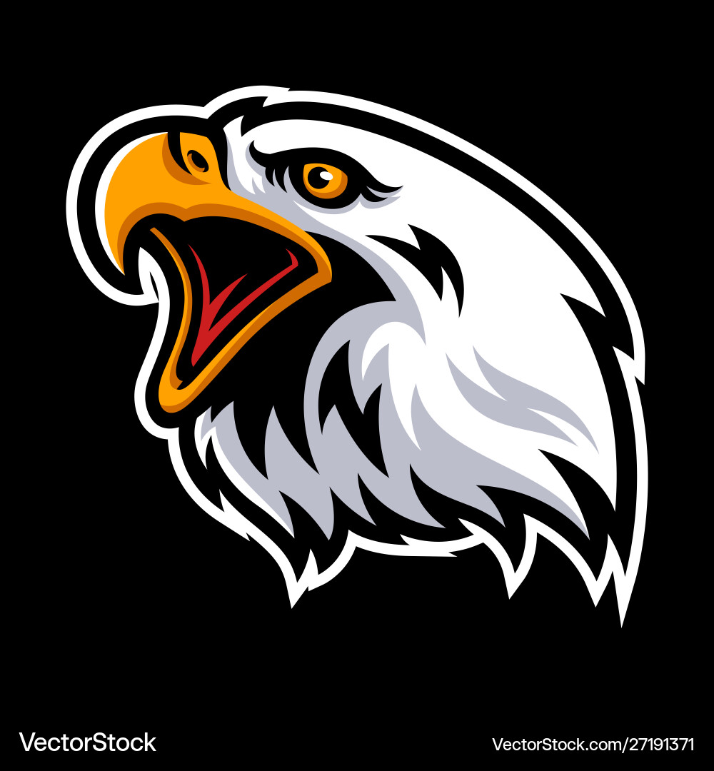 Eagle head mascot Royalty Free Vector Image - VectorStock