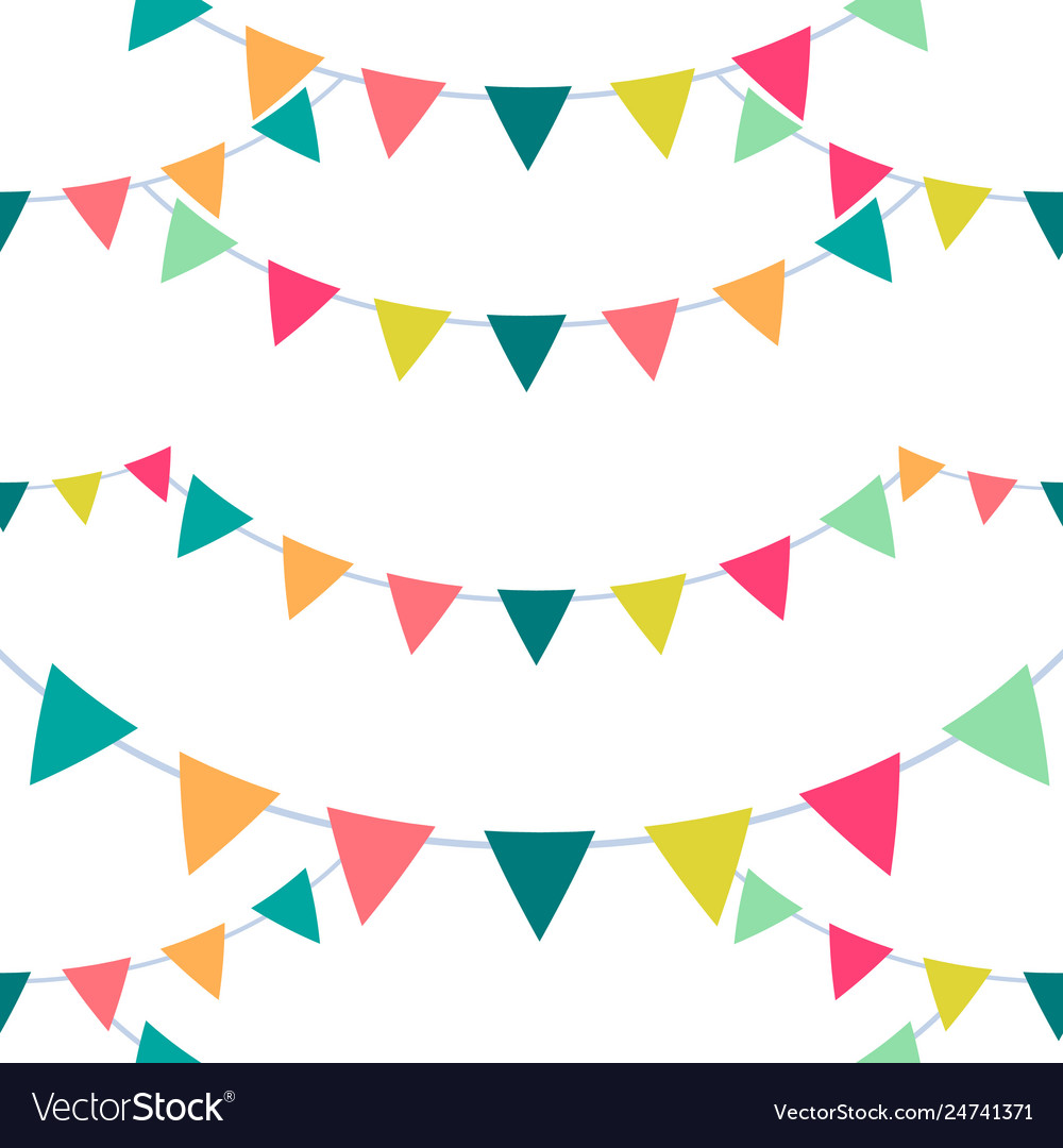 Festive seamless pattern Royalty Free Vector Image