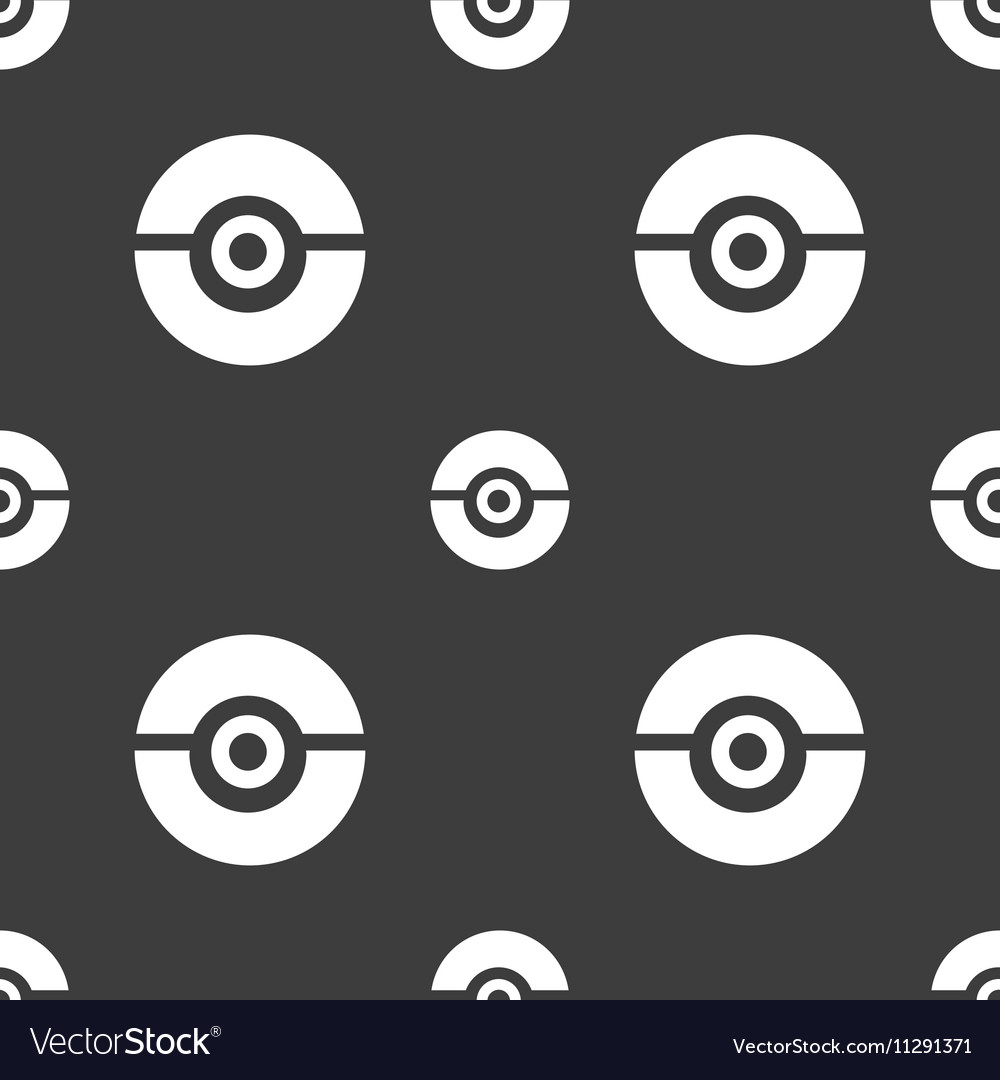 Pokeball Vector Icon Isolated on Transparent Background, Pokeball