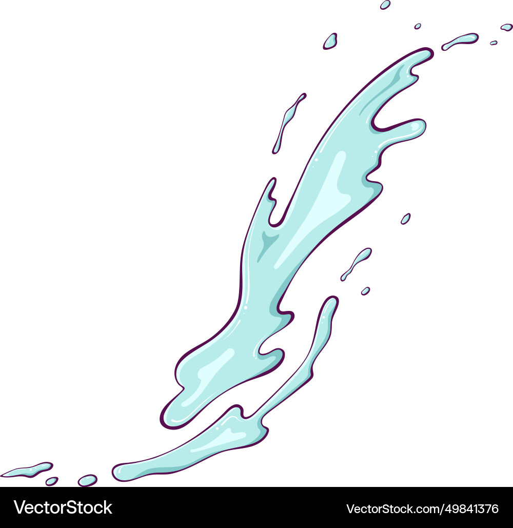 Liquid splash color Royalty Free Vector Image - VectorStock