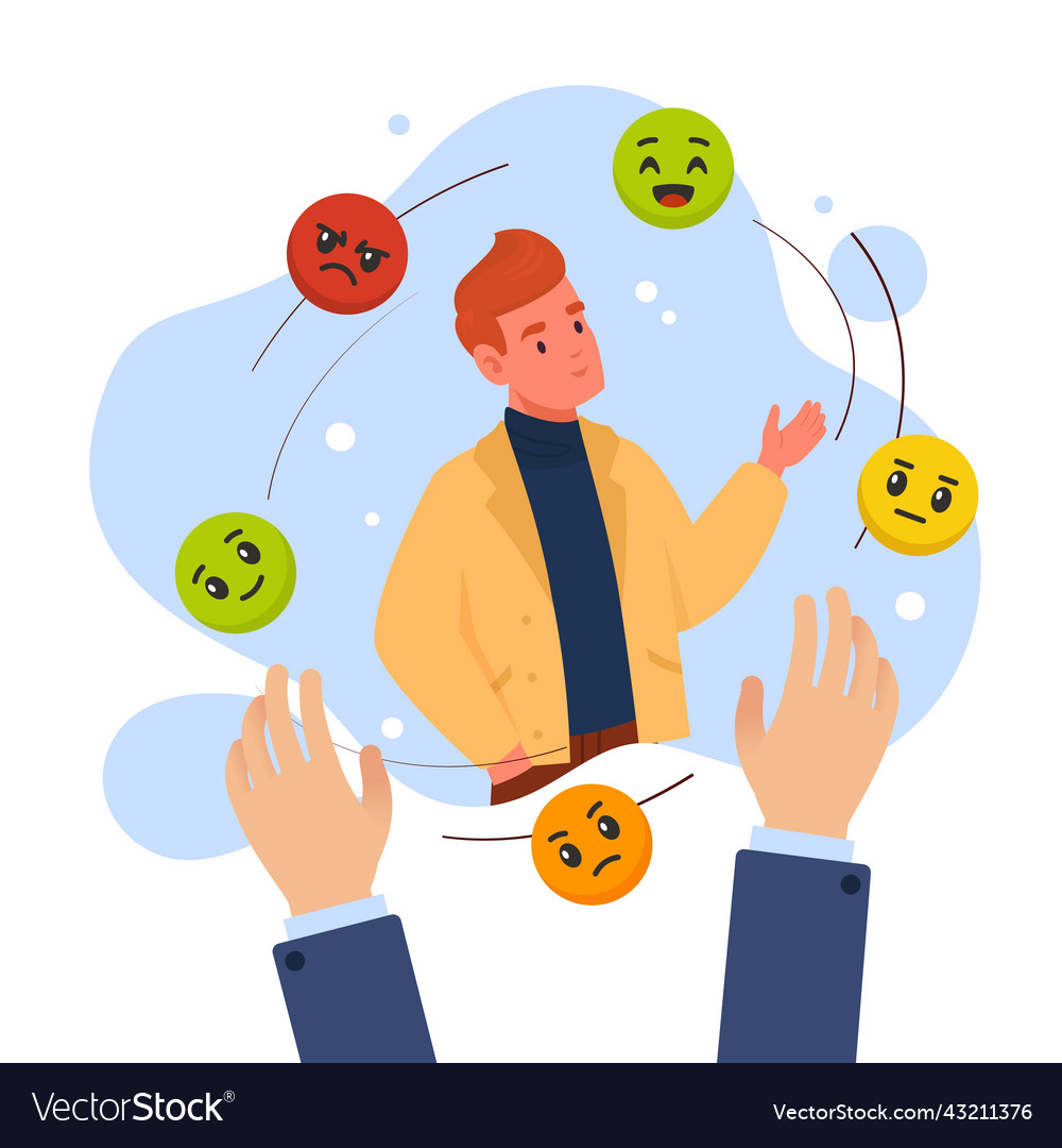 Personal qualities self awareness positive Vector Image