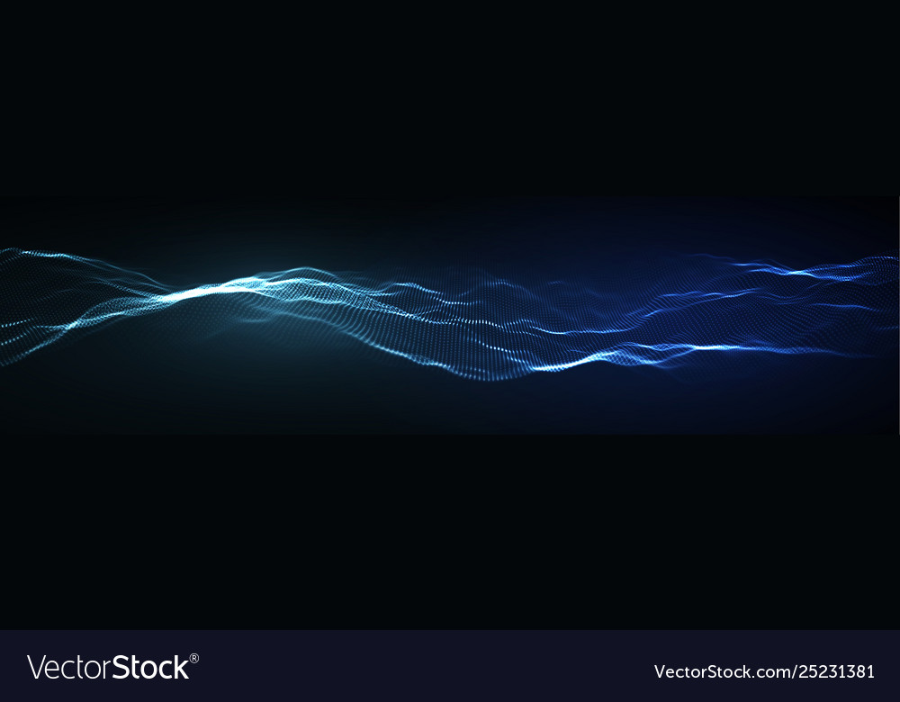 Abstract technology web banner background 3d grid Vector Image