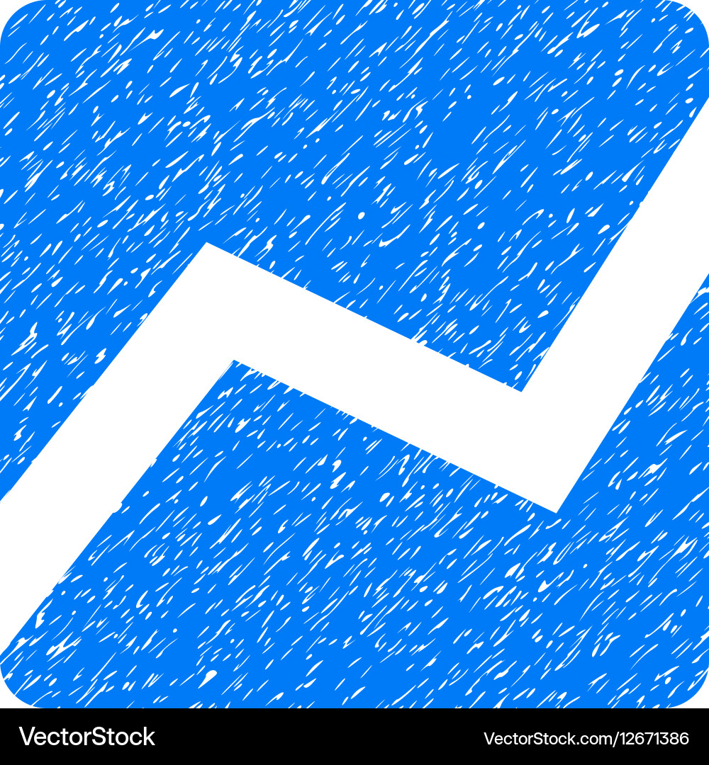Analytics Chart Grainy Texture Icon Royalty Free Vector