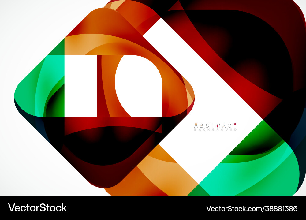 Minimal background abstract square shape Vector Image