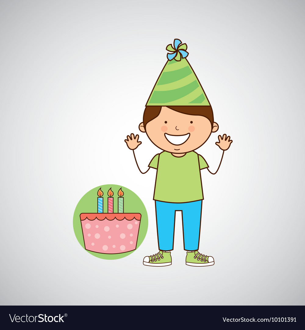 Happy birthday icon Royalty Free Vector Image - VectorStock