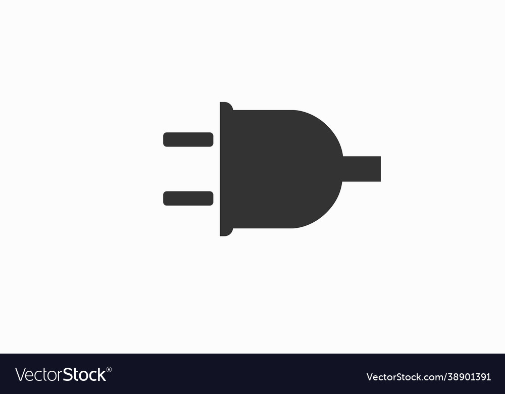 Power plug icon Royalty Free Vector Image - VectorStock