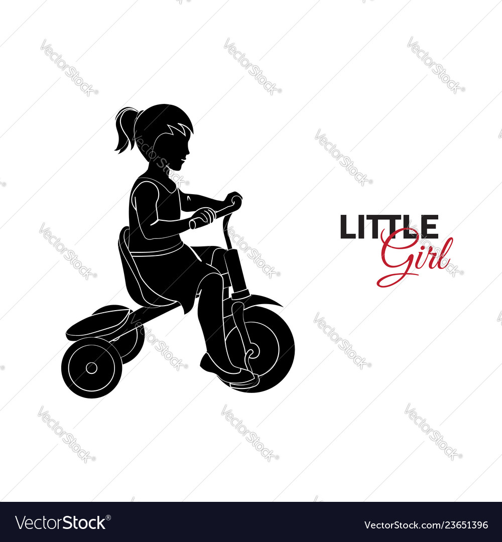 bicycle little girl