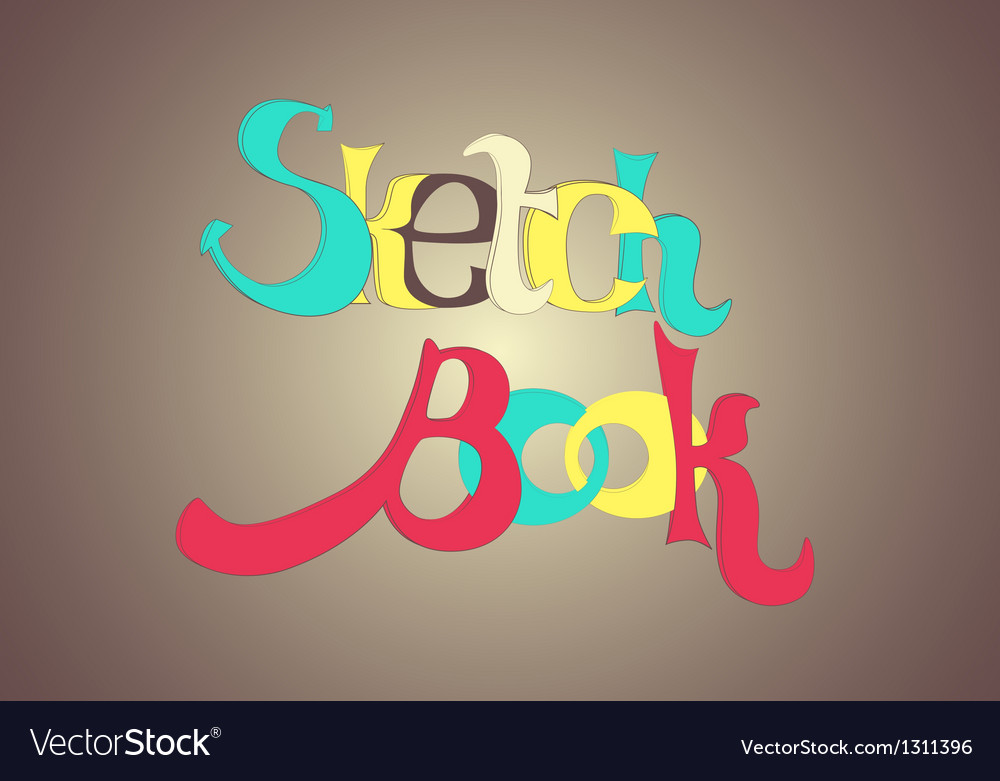 Sketch book - letters