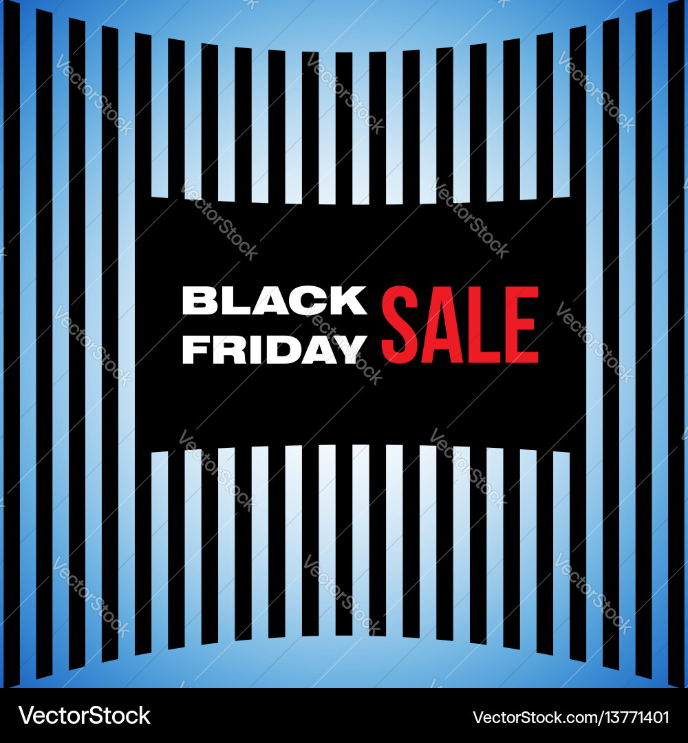 Black Friday Sale Banner Advertising Royalty Free Vector