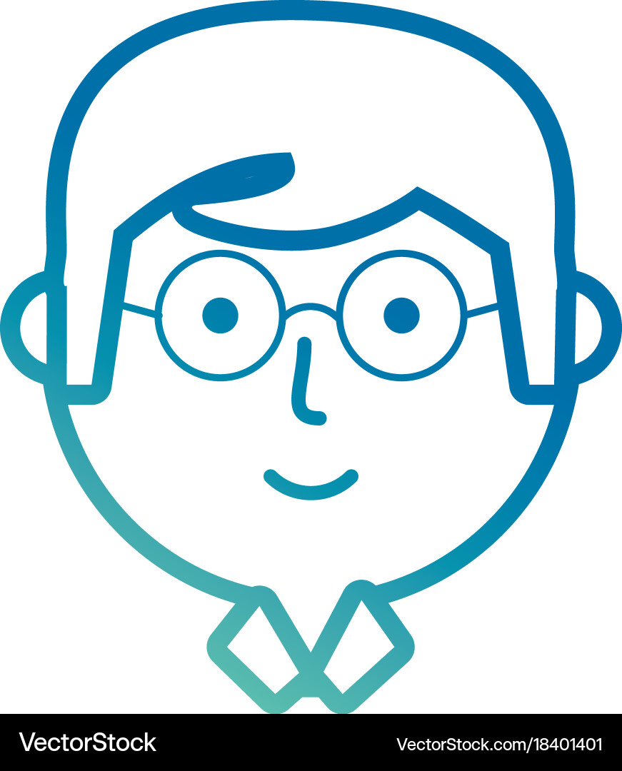 Man face Royalty Free Vector Image - VectorStock