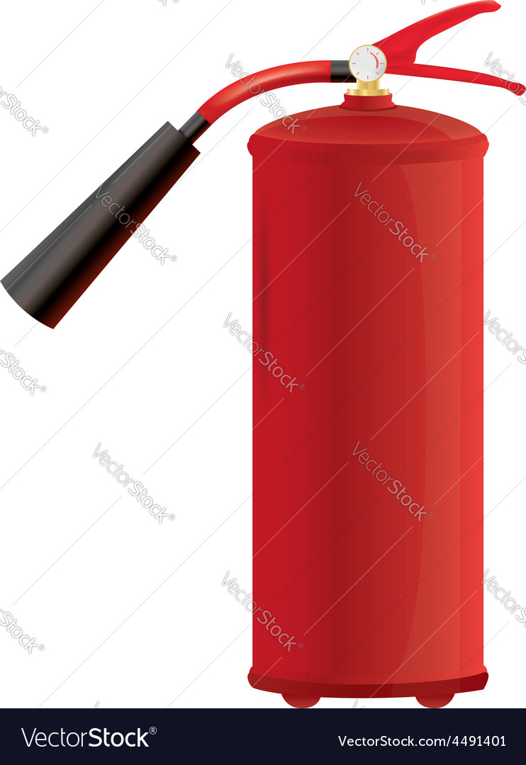 Red Fire Extinguisher Royalty Free Vector Image