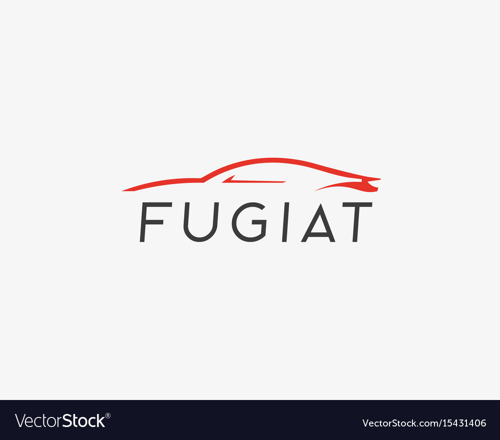 Abstract car logotype auto icon symbol