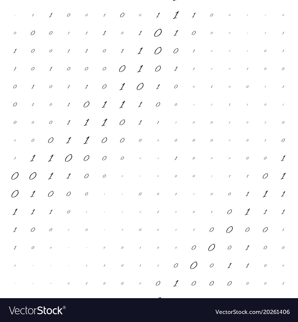 Binary computer code background Royalty Free Vector Image