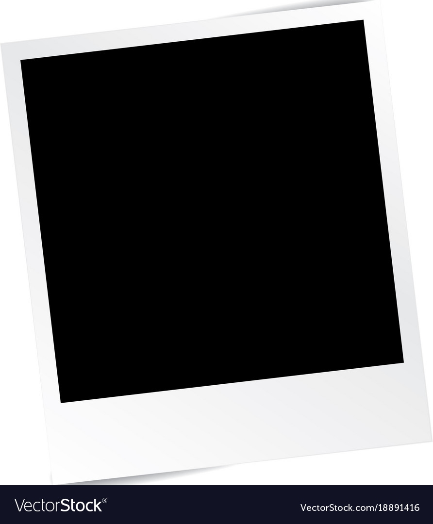 Empty photo frame Royalty Free Vector Image - VectorStock