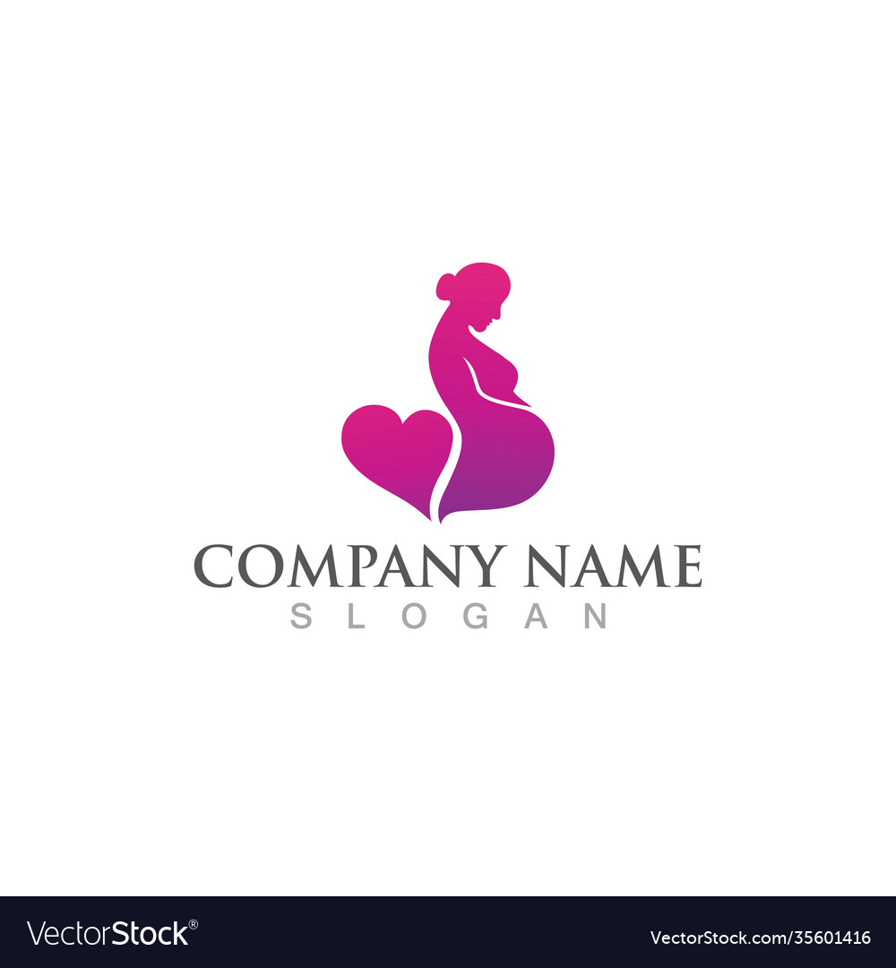 Pregnant template icon Royalty Free Vector Image