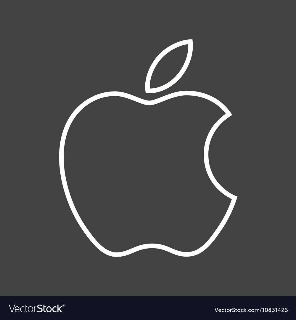 Нарисовать логотип apple