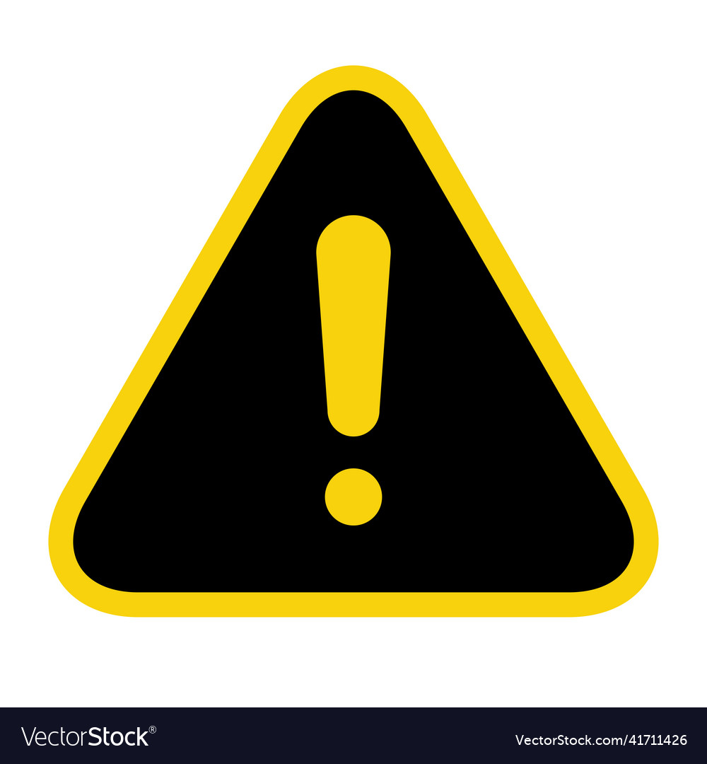 Attention Sign Royalty Free Vector Image - Vectorstock