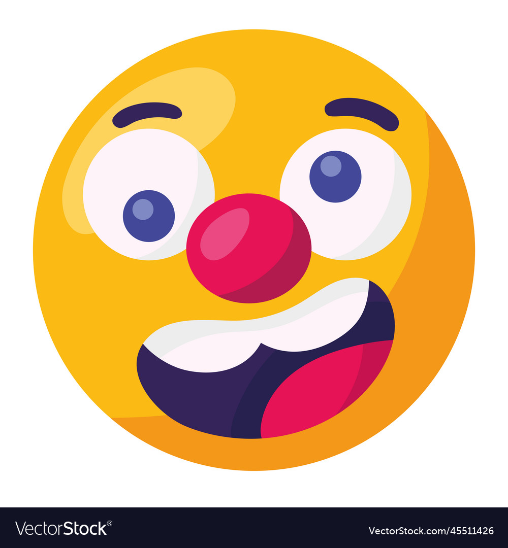 Crazy emoji Royalty Free Vector Image - VectorStock