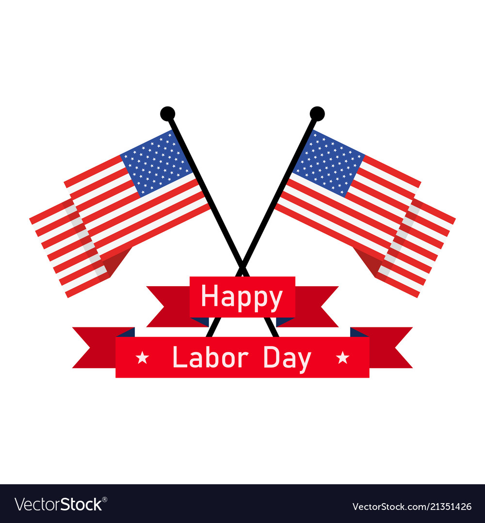 Happy labor day background Royalty Free Vector Image