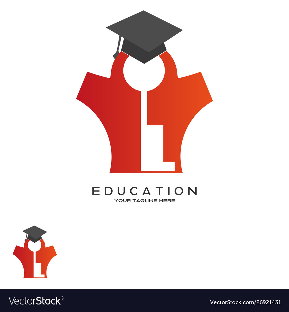 Education logo Royalty Free Vector Image - VectorStock