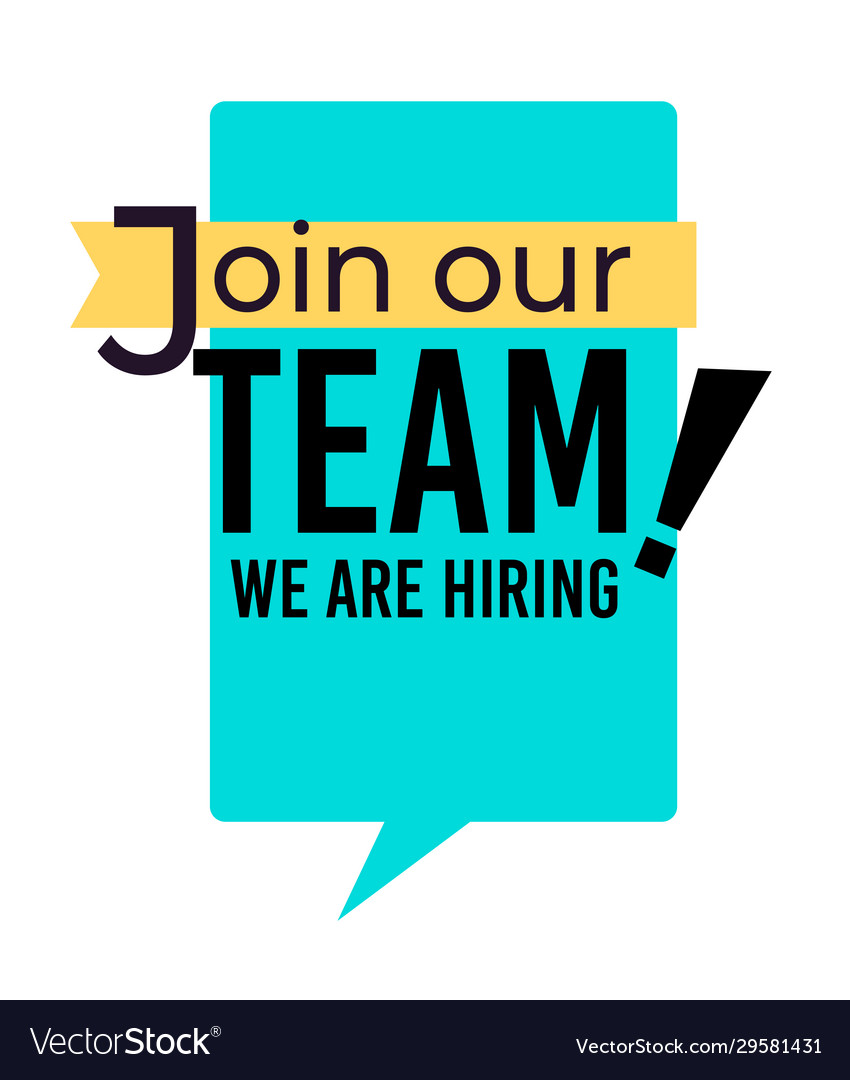 join-our-team-sign-hiring-and-employment-isolated-vector-image