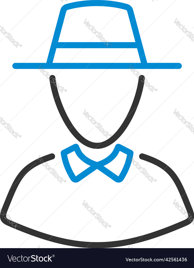 Cricket umpire icon Royalty Free Vector Image VectorStock