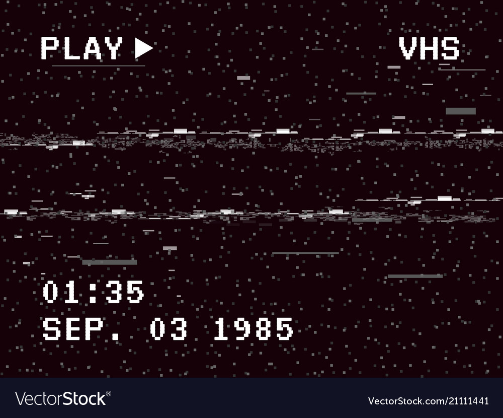 Добавить vhs эффект на фото