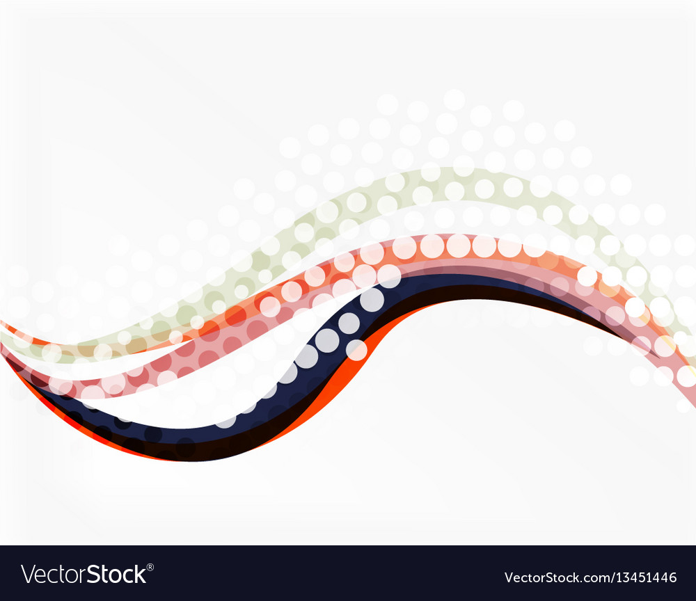 Dotted Curve Waves Royalty Free Vector Image VectorStock Dotted Curve Waves Royalty Free Vector Image VectorStock