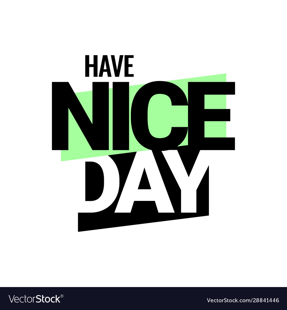 have a nice day logo