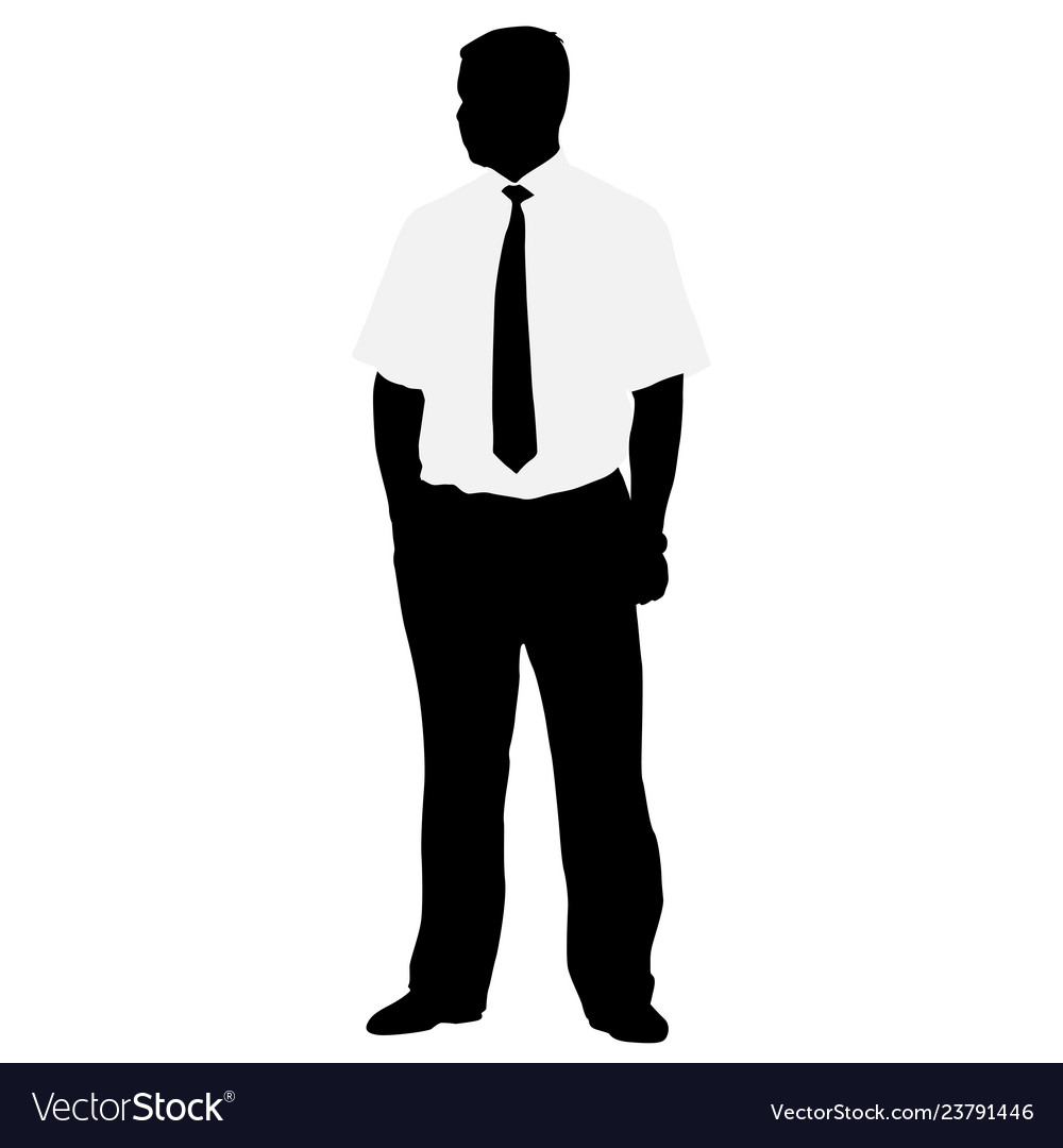 Premium Vector  Vector illustration businessman in black suit and necktie