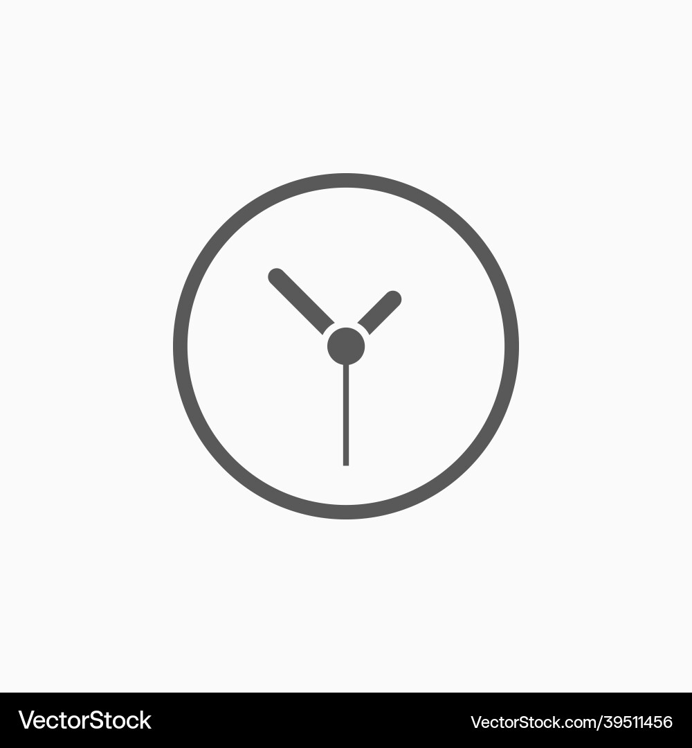 Clock icon Royalty Free Vector Image - VectorStock