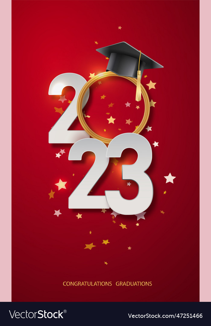 Class Of 2023 Badge Design Template Royalty Free Vector 9481