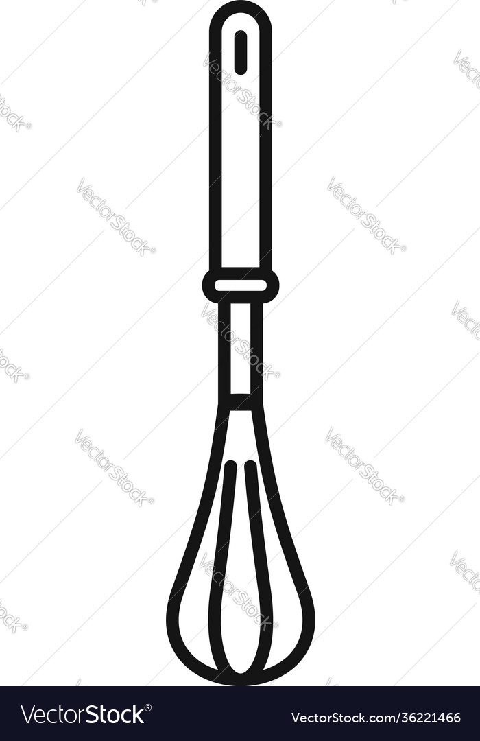 Handle mixer icon outline style Royalty Free Vector Image