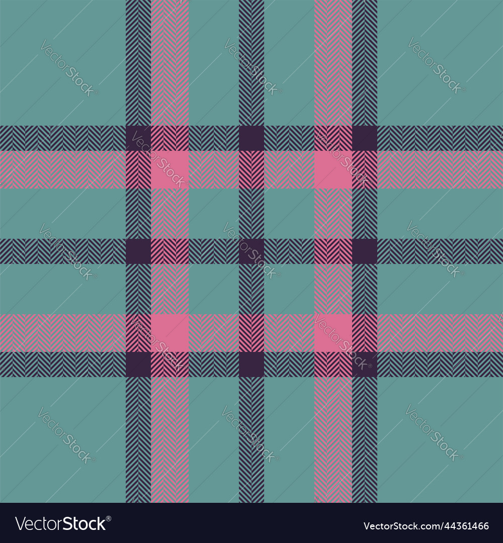 Plaid check pattern seamless fabric texture Vector Image