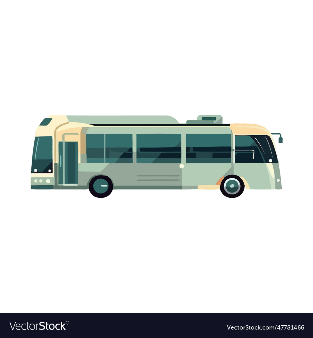 Shiny bus Royalty Free Vector Image - VectorStock