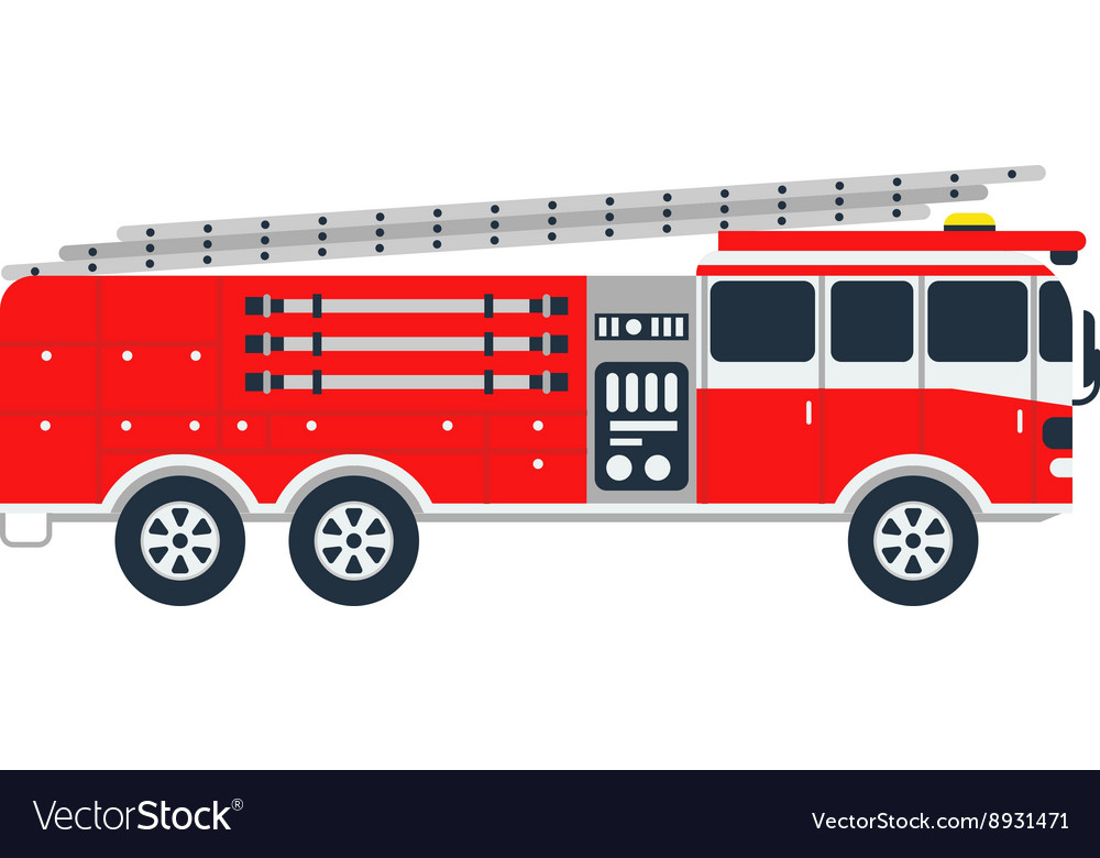 Fire truck Royalty Free Vector Image - VectorStock