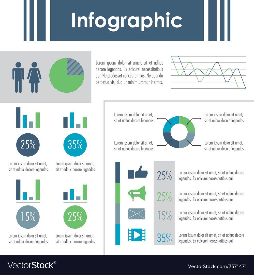 Infographic icon design Royalty Free Vector Image