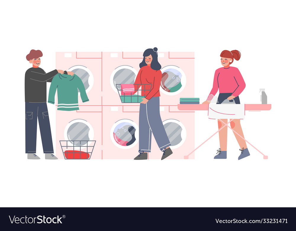 People Doing Laundry People Doing Laundry