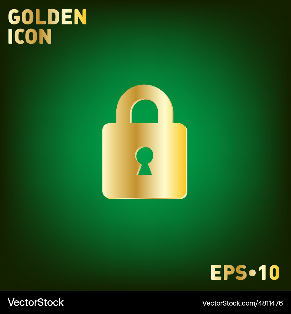 Padlock Royalty Free Vector Image - VectorStock