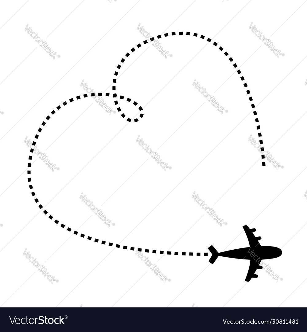 Air plane icon black silhouette shape airplane vector image Air plane icon black silhouette shape airplane