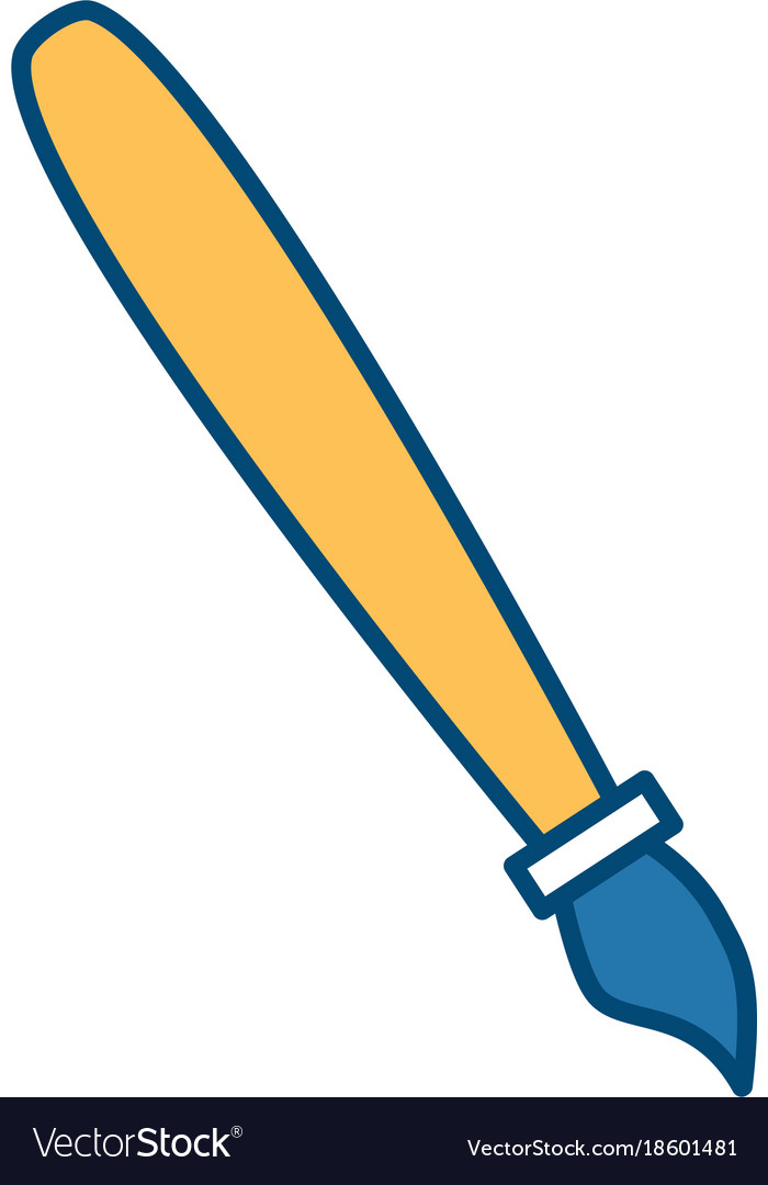 Art brush paint Royalty Free Vector Image VectorStock