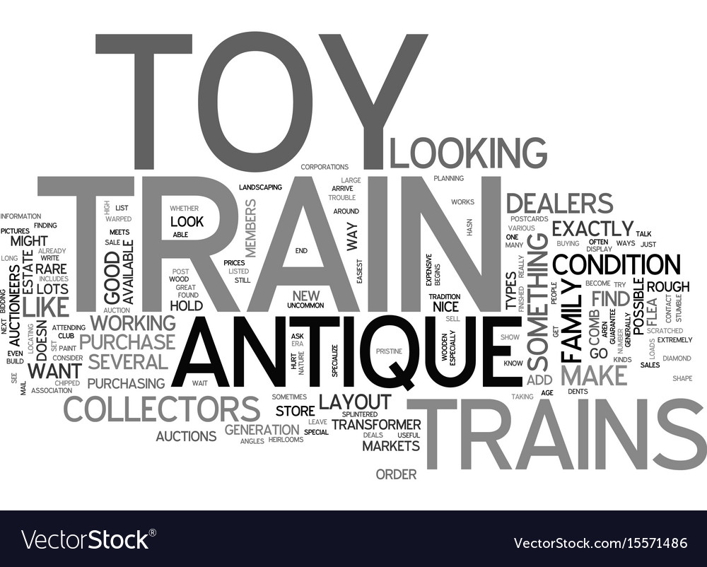 antique model trains for sale