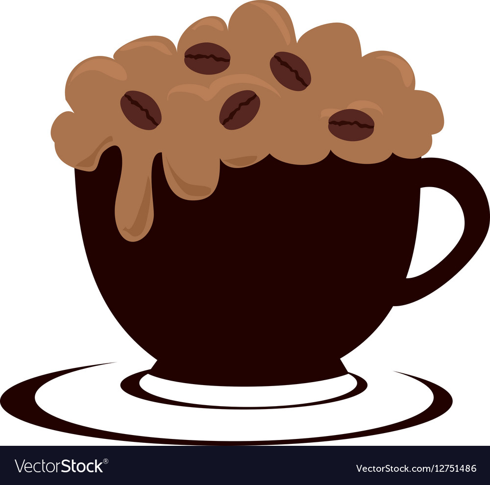 Coffee Cup Drink Isolated Icon Royalty Free Vector Image